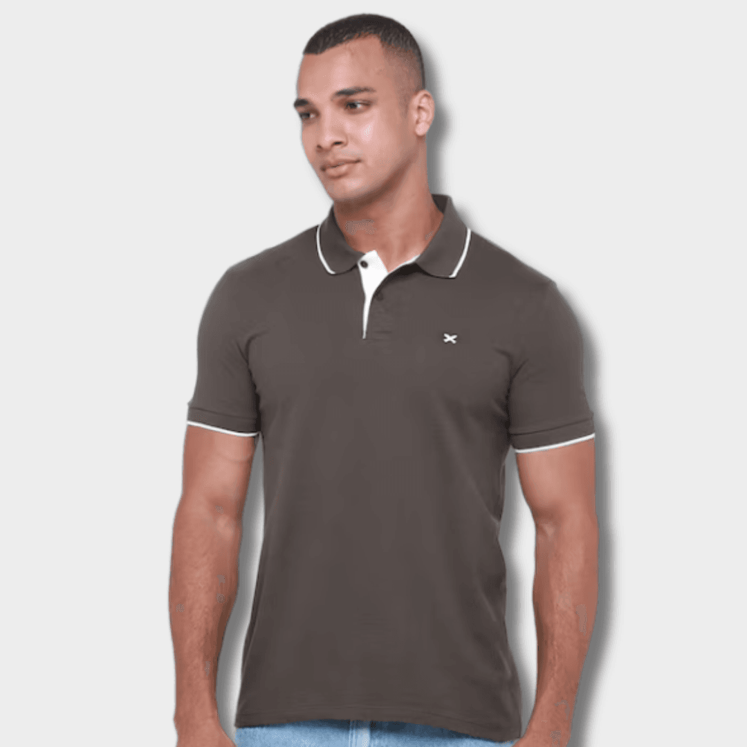 CAMISETA POLO HERING LISA MASCULINA VERDE APENAS R$ 64,59